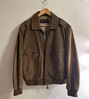 EXIT USA 가죽 자켓 브라운