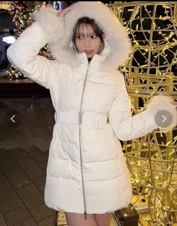 RESEXXY 다운 자켓 화이트 S