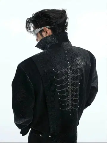 [ 즉시 구매 OK ] ARGUE CULTURE 스네이크 PU 가죽 자켓