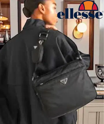 ellesse 블랙 숄더백