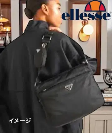 ellesse 블랙 숄더백