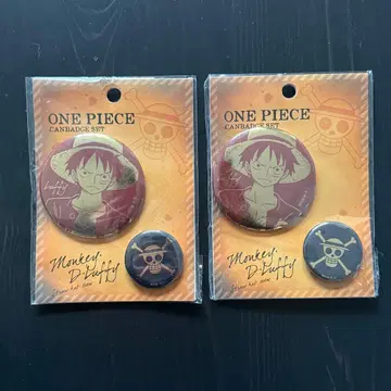 ONE PIECE 원피스 금박 캔뱃지 세트 루피