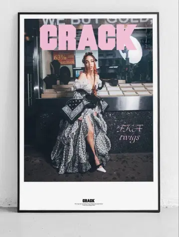 새상품 FKA twigs 대형 포스터 A1 CRACK Magazine