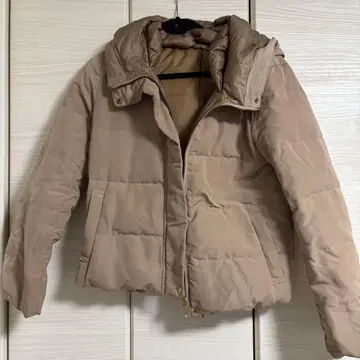 Adam et Rope' AER 베이지 브라운 다운 자켓