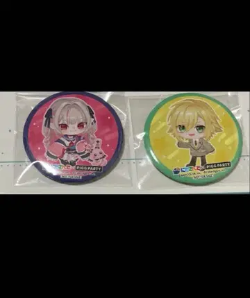 피그파 캔뱃지 니지 페스 피그 파티 마카이노 리리무 우즈키 코우 굿즈 캔