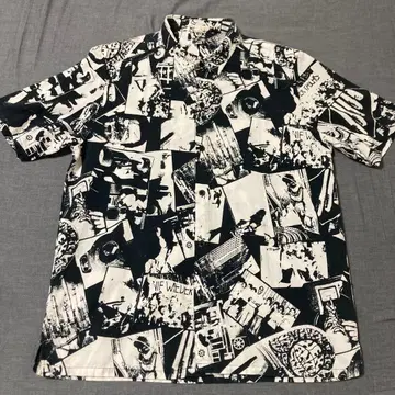 HEX ANTISTYLE 올 패턴 반팔 셔츠 L 사이즈