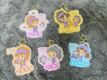 닌타마 5학년 산리오 아크릴 키링 5종 세트