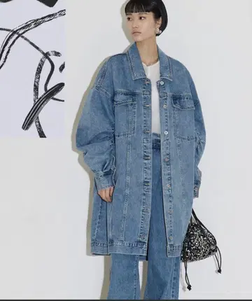 THE YOn 데님 자켓