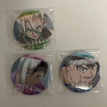 Dr.STONE 백면상 캔뱃지