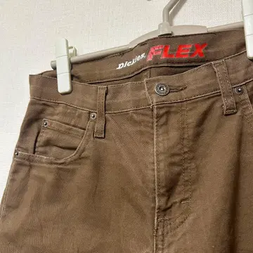 Dickies FLEX 브라운 워크 팬츠