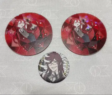 흑집사 BlackLabel 그렐 아크릴 코스터 캔뱃지