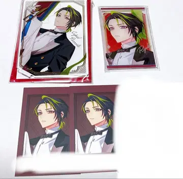 큐피파라 류키 오토후유 아크릴 스탠드 아크릴 카드 미니 포토 카드