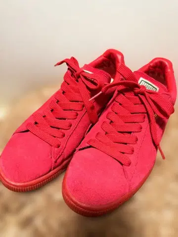 푸마 스니커즈 스웨이드 레드