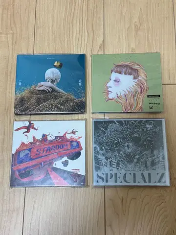 King Gnu 한정판 싱글 CD 4장 세트