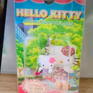 헬로키티 2004년 도쿄 한정판 오모테산도 버전 지퍼 마스코트