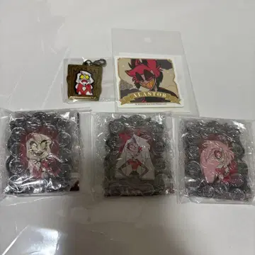 해즈빈 호텔 굿즈 세트 기모노 알래스터 스티커 액자 스탠드