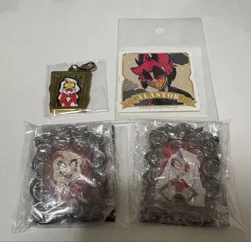 해즈빈 호텔 굿즈 세트 기모노 알래스터 스티커 액자 스탠드