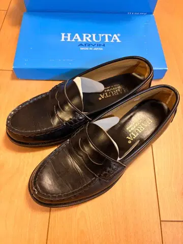 HARUTA 블랙 로퍼