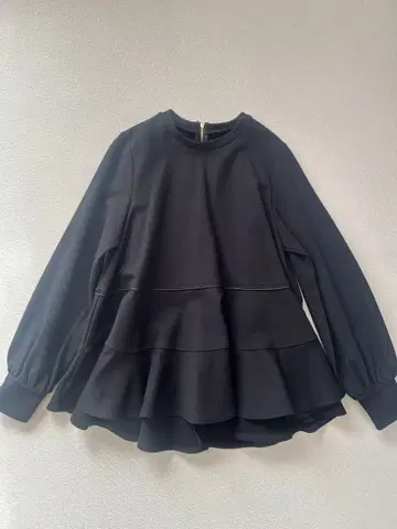 [THREE SQUARE] 플레어 보더 풀오버