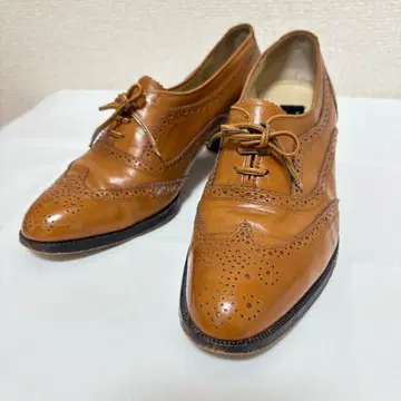 GIAN CARLO ROSSI 윙팁 가죽 브라운 22~22.5cm