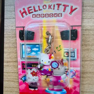 헬로키티 2004년 빅 에코 가라오케 지퍼 마스코트