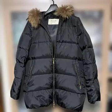 Spick and Span 블랙 다운 자켓