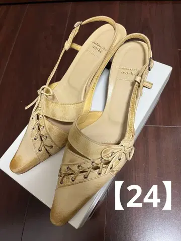 RABOKIGOSHI works 라보키고시 웍스 백 스트랩 펌프스