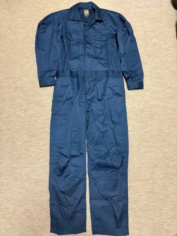 네이비 긴팔 오버롤 작업복