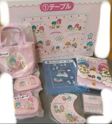 키키라라 1번 복권 캐릭터 굿즈 세트 8점