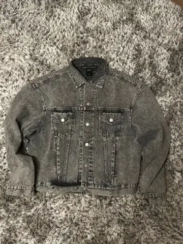 LYFT 그레이 데님 자켓 S