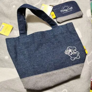 커비 카페 토트백 패스 케이스