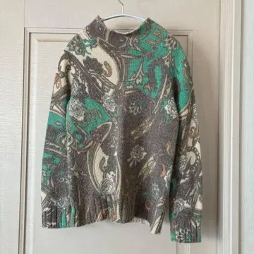 GEORGESRECH 꽃무늬 터틀넥 니트