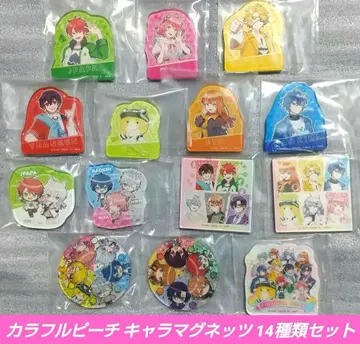 컬러풀 피치 캐릭터 마그네틱 14종 세트