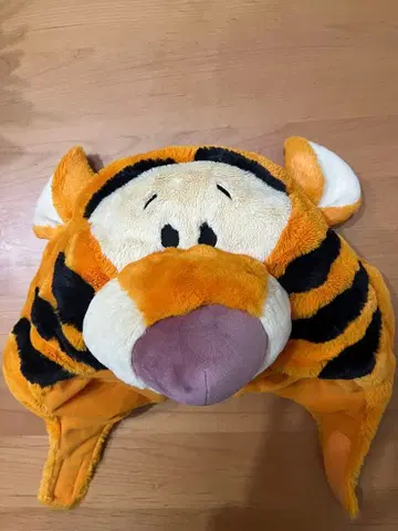 도쿄 디즈니랜드 티거 봉제 인형 캡 58cm