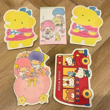 산리오 레트로 캐릭터 복주머니 키키라라 1976