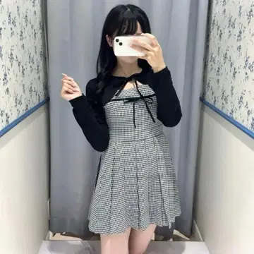 evelyn 플리츠 세트 원피스