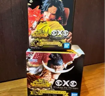 제일복권 원피스 메모리얼 로그 미개봉 새상품 흰 수염 에이스 2체 세트