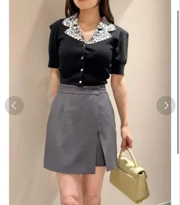 스나이델 랩 디테일 심플 스카 숏 팬츠