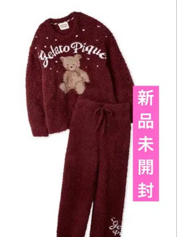 젤라또피케 스노우 베어 자카드 풀오버 & 롱 팬츠