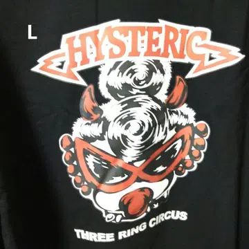 [ 새상품 ] HYSTERIC THREE RING CIRCUS 티셔츠
