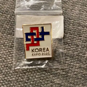 오사카 간사이 만국 박람회 한국관 핀 배지