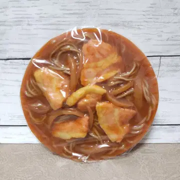 식품 샘플 카레 소바 본체