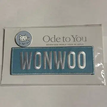 SEVENTEEN 원우 와펜 핀 배지