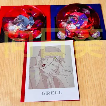 흑집사 Black Label 아크릴 코스터 & 사진풍 카드 그렐