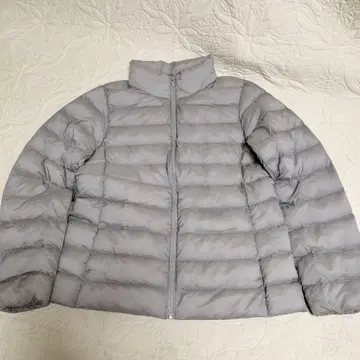 UNIQLO 퍼프테크 자켓 라이트 그레이 M