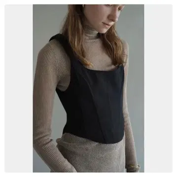 CLANE H/N MESH KNIT TOPS