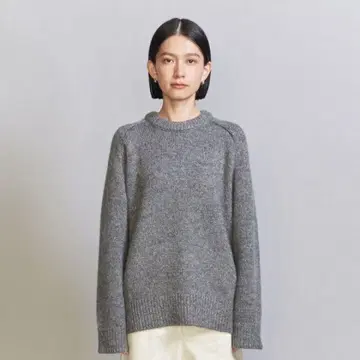 뷰티&유스 유나이티드 애로우즈 모헤어 라메 니트 풀오버