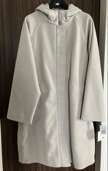 메틀리제 후드 달린 롱 코트