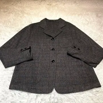 미사용급 ] UNIQLO x INES 트위드 커버올 트위드 자켓