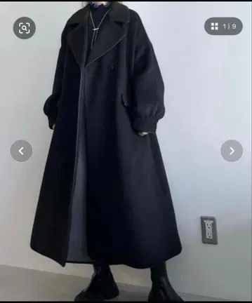 미사용 새상품 HARE 하레 울 파이핑 코트